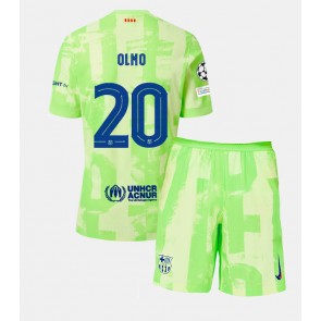 Barcelona Dani Olmo #20 Rezervni Dres za Dječji 2024-25 Kratak Rukavima (+ kratke hlače)